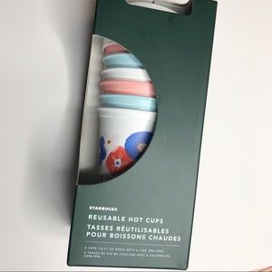 Starbucks Set of 6 Reusable Cups 🌸